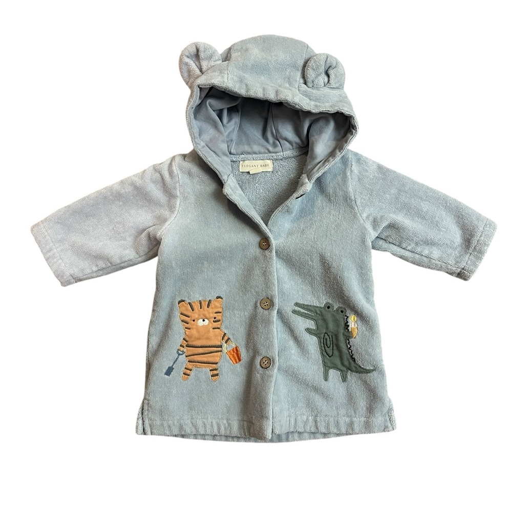 Elegant Baby Hooded coverup Coat 6-9mo